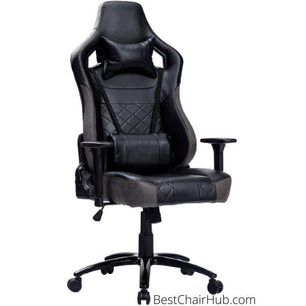 Blue Whale Big and Tall Gaming Chair with Massage Lumbar Support