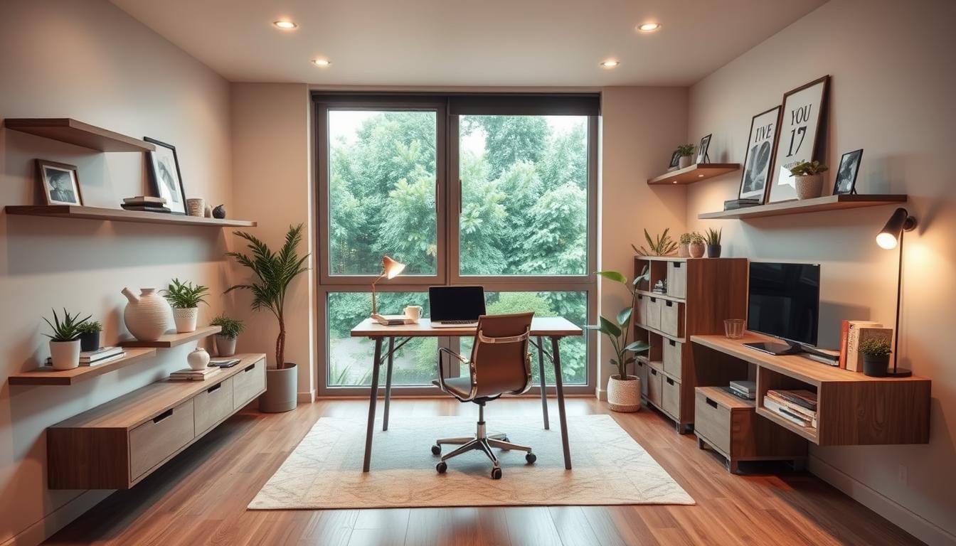 folding desk and chair set