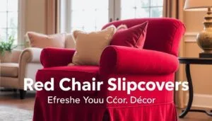 Read more about the article Red Chair Slipcovers: Refresh Your Décor Today!