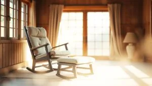 Read more about the article Cozy Rocking Chair and Footstool Sets for Home