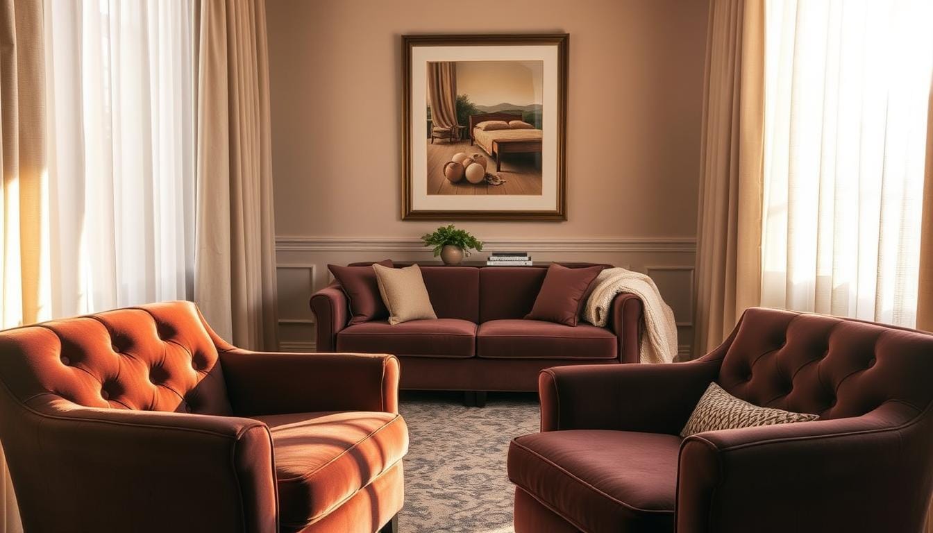 bedroom chair set