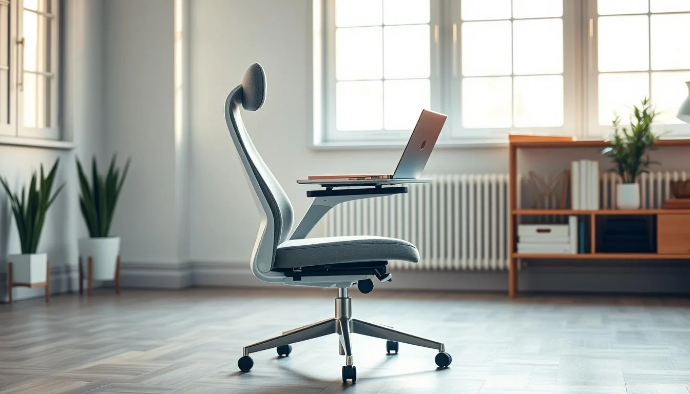 Read more about the article Ergonomic Chair with Laptop Table: Work in Comfort