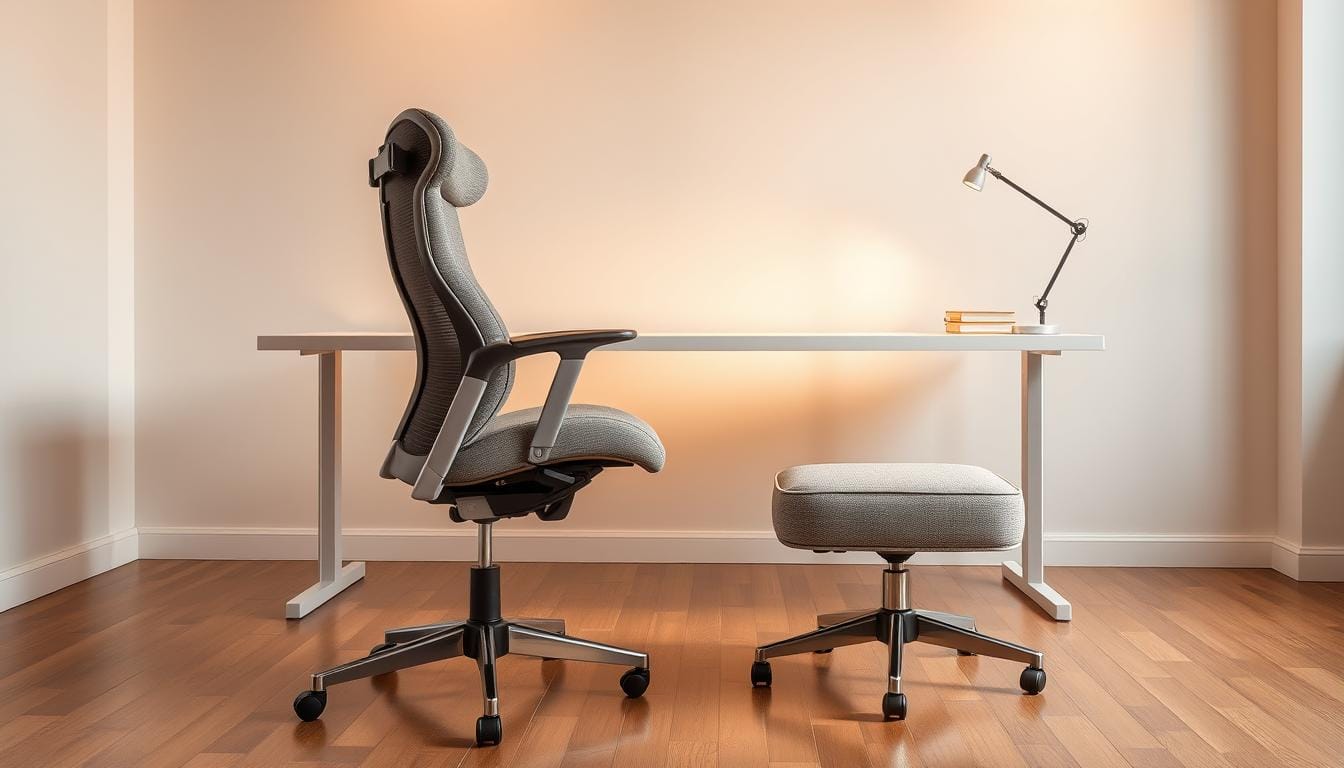 desk chair and ottoman