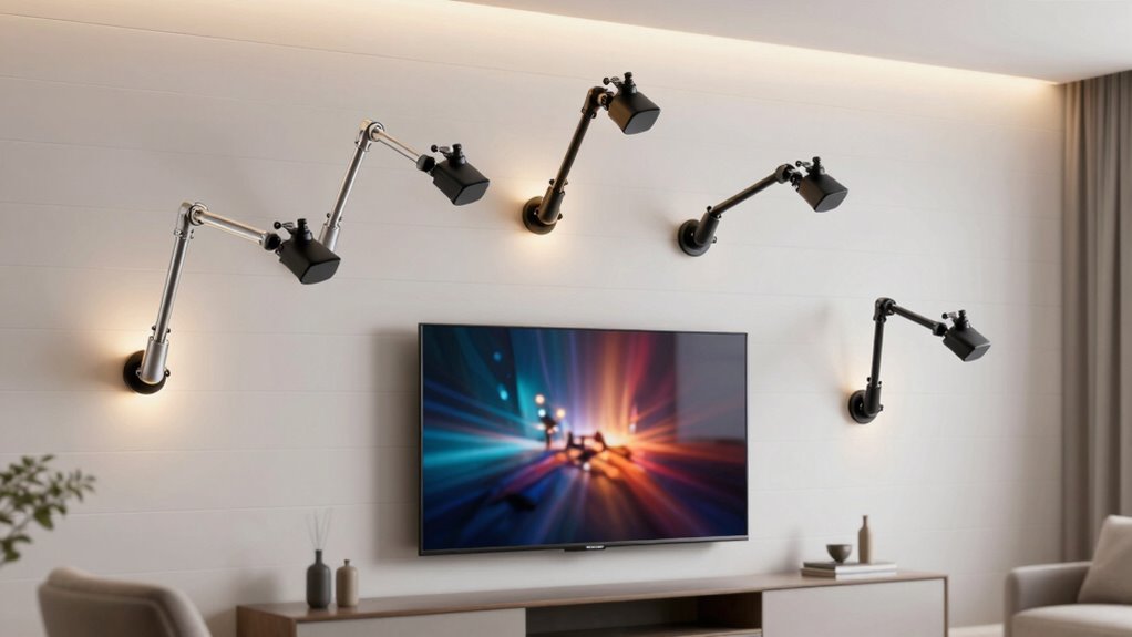 versatile tv wall mount movement