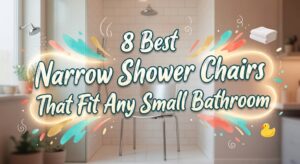 Read more about the article 8 Best Narrow Shower Chairs That Fit Any Small Bathroom