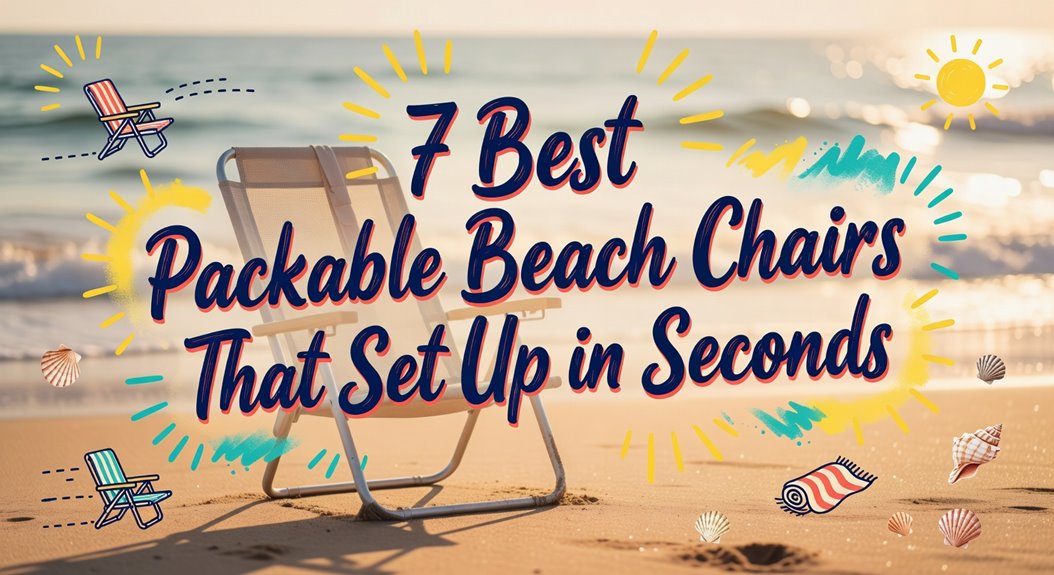 instant setup portable beach chairs