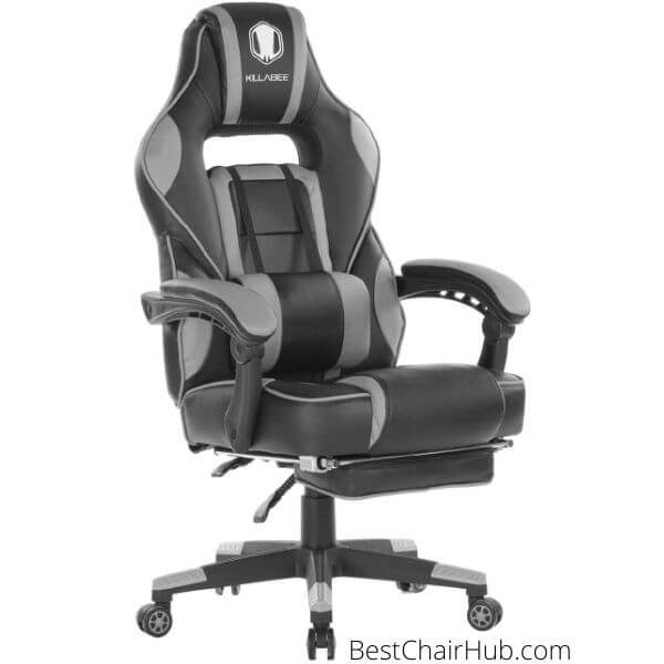 KILLABEE Massage Gaming Chair High Back PU Leather